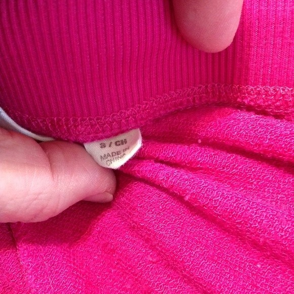 BALANCE COLLECTION Size Small Weekend Skirt Rhubarb Pink Drawstring Waistband - Picture 6 of 8